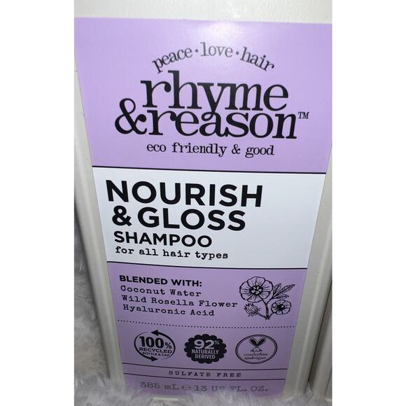 Rhyme & Reason Nourish & Smooth Shampoo & Conditioner Dull Frizzy Hair Serum - Picture 5 of 6